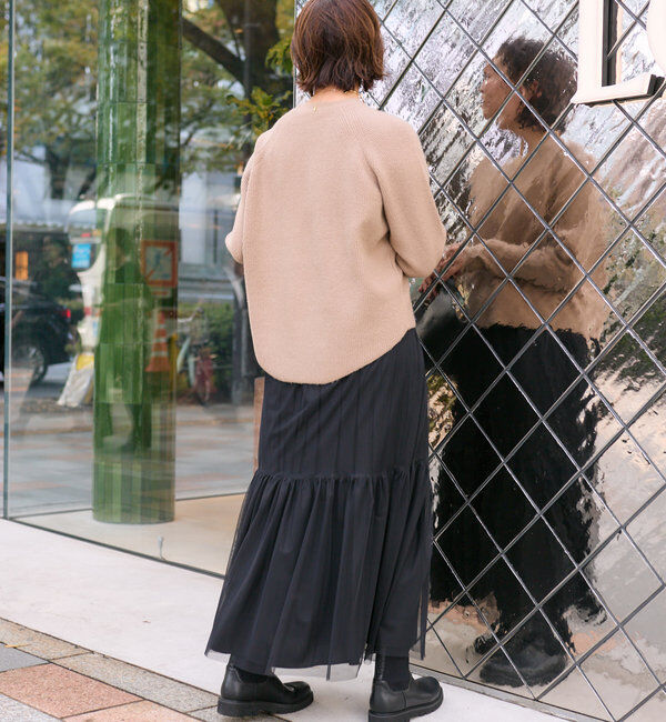  「【インフルエンサーコラボカラー登場！】アームウォーマーニット」|ニット・セーター|