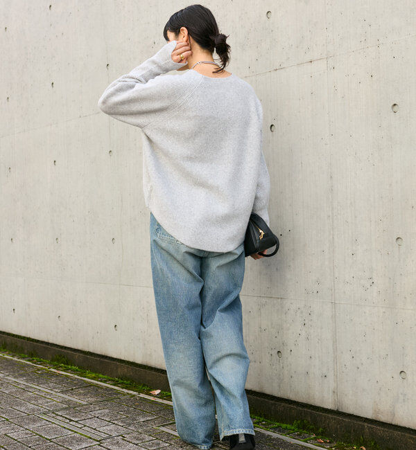  「【インフルエンサーコラボカラー登場！】アームウォーマーニット」|ニット・セーター|