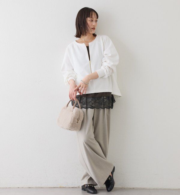  「【新色追加/抜け感◎】ハーフZIPスウェット」|Tシャツ・カットソー|