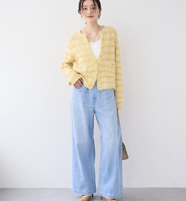  「予約【RIMH（リムエイチ）】クリーンワイドデニム」|デニム|