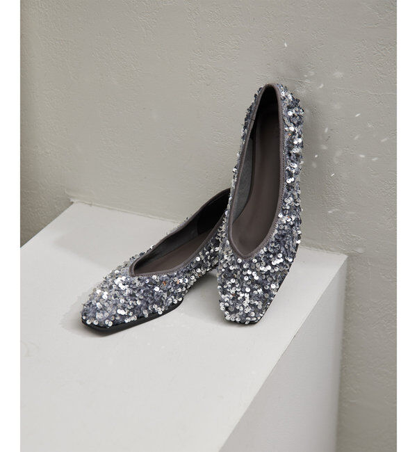  「【2.718】スパンコールパンプス」|パンプス|シルバー