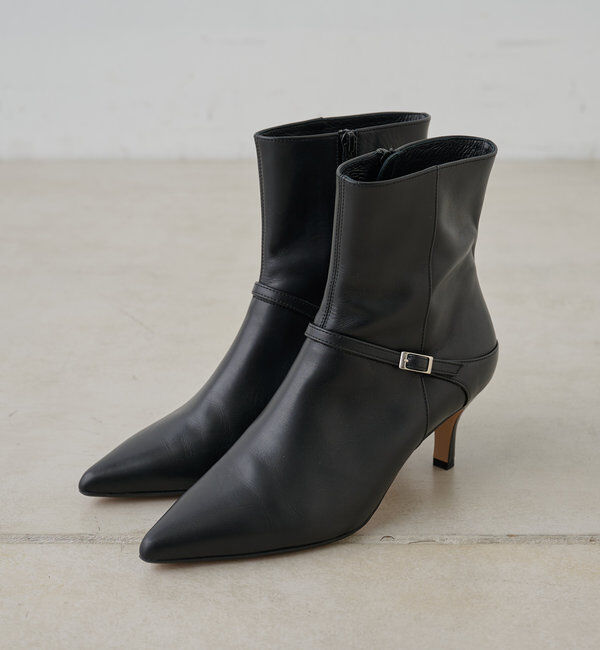  「【2.718】ベルトショートブーツ」|ショートブーツ|