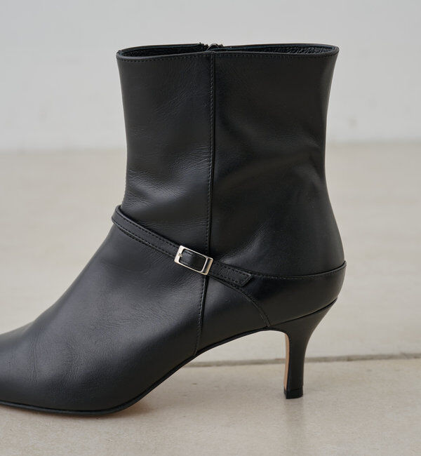  「【2.718】ベルトショートブーツ」|ショートブーツ|