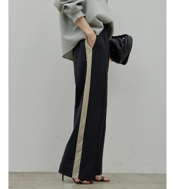  「梳毛ラインパンツ」|チノ|