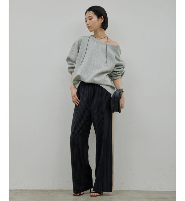  「梳毛ラインパンツ」|チノ|