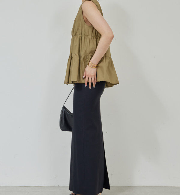  「ティアードスリーブレスブラウス」|シャツ・ブラウス|