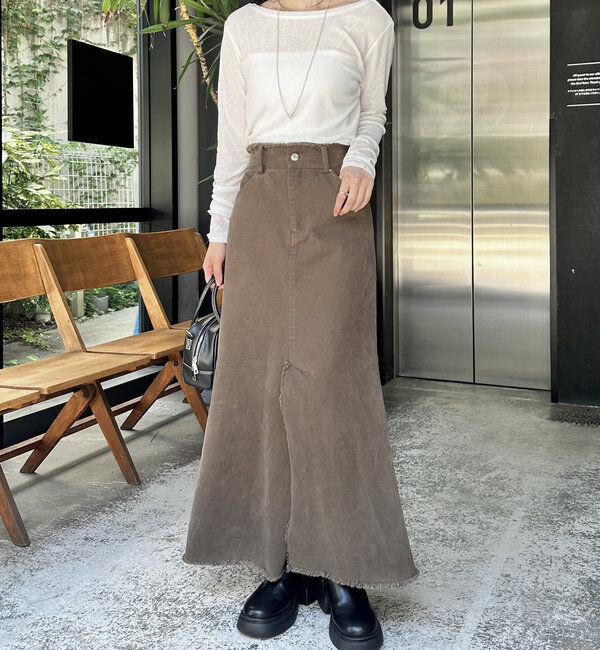  「【2024AW】シアーロングTシャツ」|Tシャツ・カットソー|