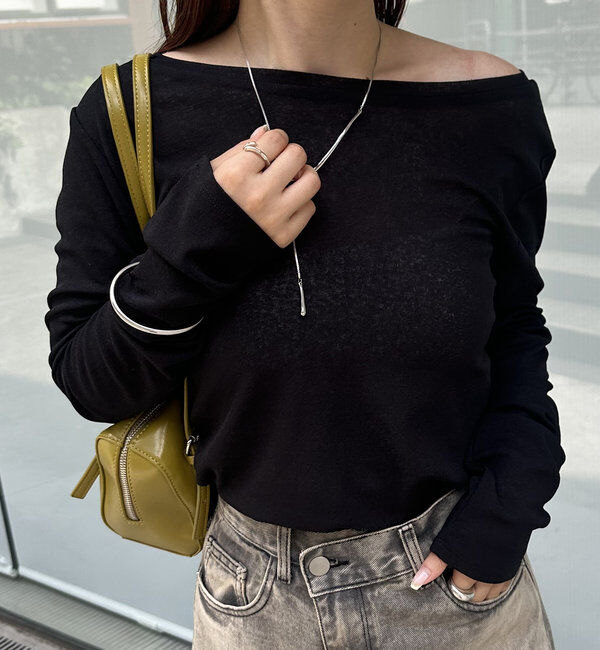  「【2024AW】シアーロングTシャツ」|Tシャツ・カットソー|