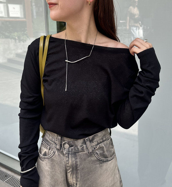  「【2024AW】シアーロングTシャツ」|Tシャツ・カットソー|