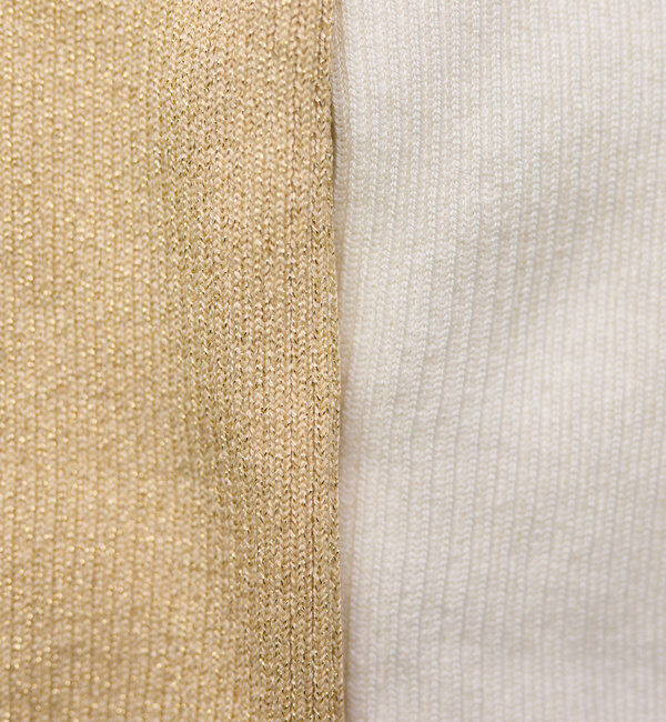  「【10色展開/EC限定カラーORG】クルーリブニット」|ニット・セーター|