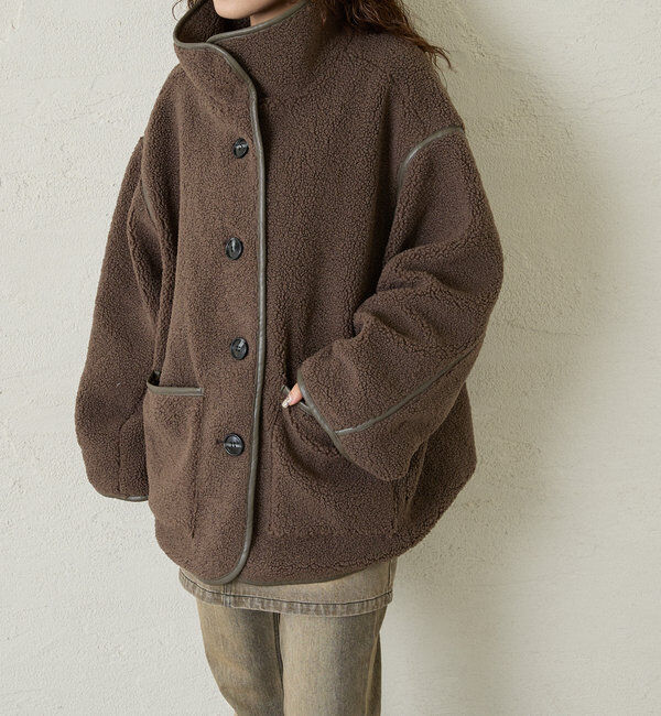  「[mline]配色ボアジャッケット」|その他|