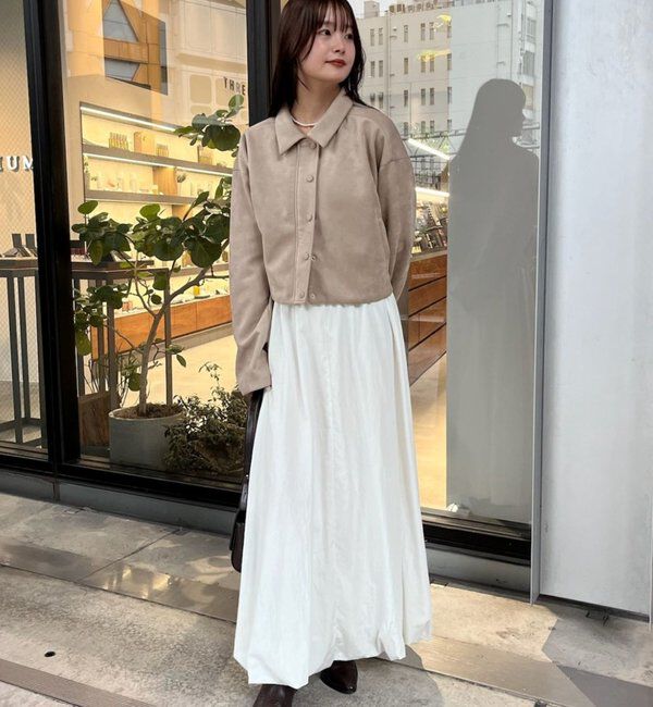  「【本日限定価格】フェイクスウェードショートブルゾン」|その他|