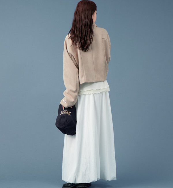  「【本日限定価格】フェイクスウェードショートブルゾン」|その他|