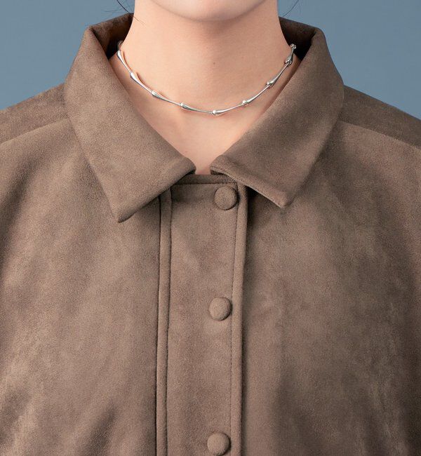  「【本日限定価格】フェイクスウェードショートブルゾン」|その他|