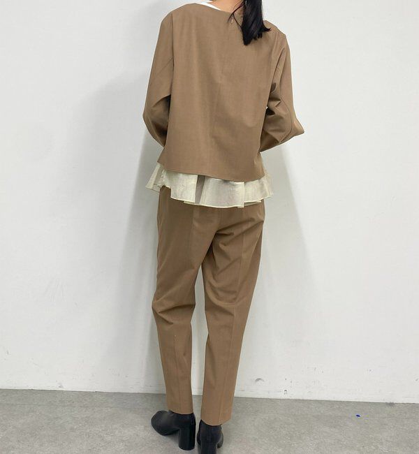  「ペプラムレイヤードブラウス」|シャツ・ブラウス|