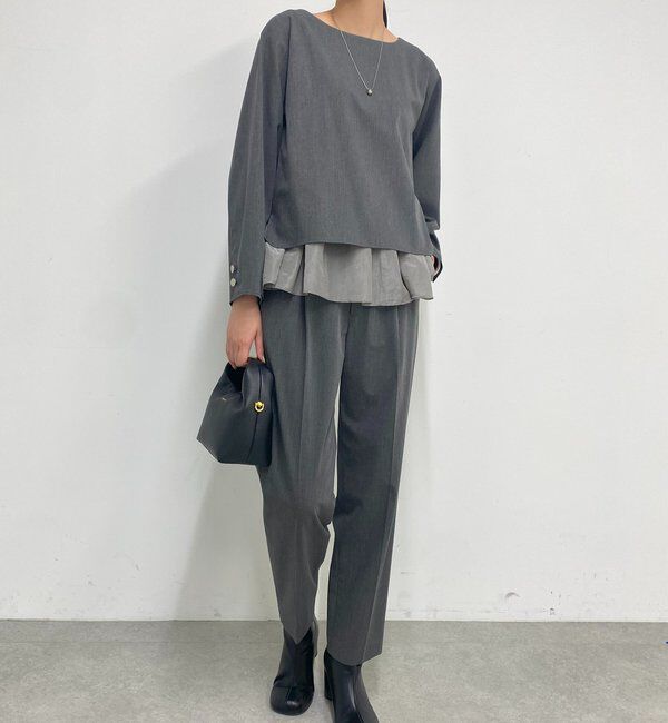  「ペプラムレイヤードブラウス」|シャツ・ブラウス|