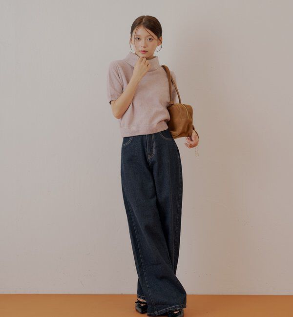ポケットレースワイドデニム｜ルミネのファッション通販アイルミネ<i