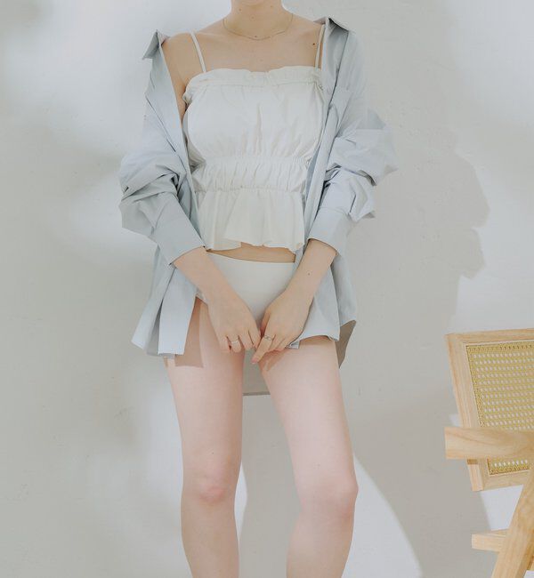  「【水着】ボレロレイヤード3点セット」|ビキニ|