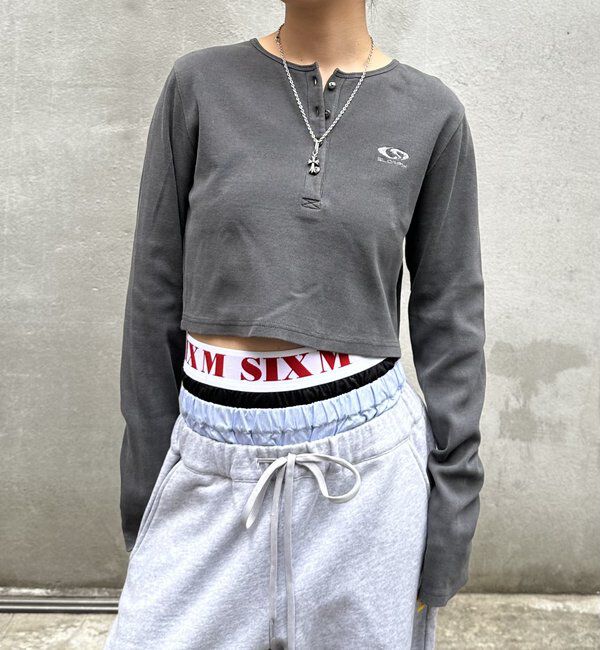  「【SLOPPY/スロッピー】フューチャーロゴヘンリーネックトップス」|Tシャツ・カットソー|