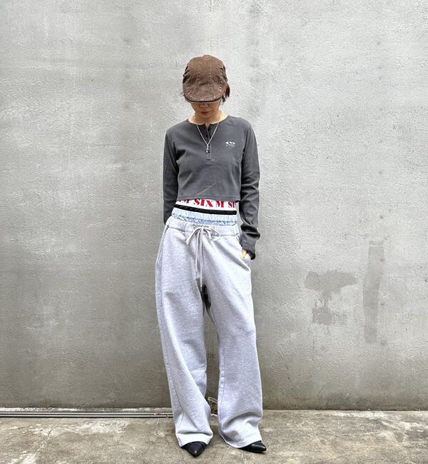  「【SLOPPY/スロッピー】フューチャーロゴヘンリーネックトップス」|Tシャツ・カットソー|