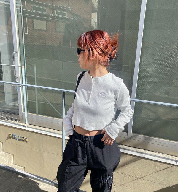  「【SLOPPY/スロッピー】フューチャーロゴヘンリーネックトップス」|Tシャツ・カットソー|