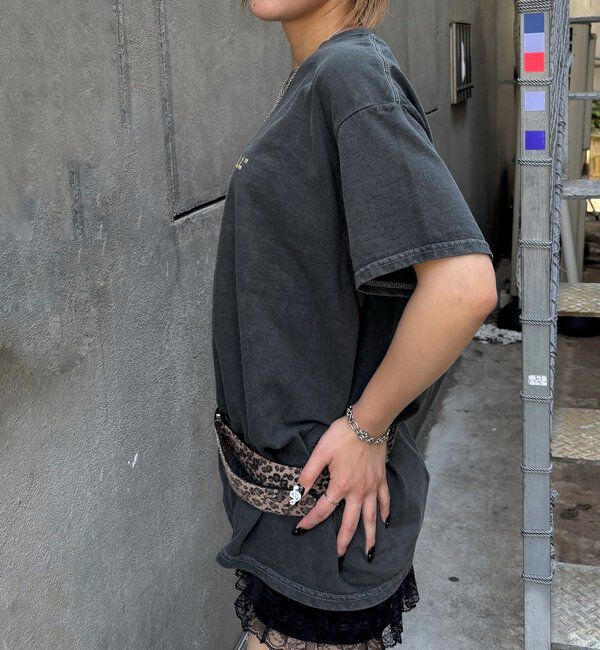  「WEB限定/2サイズ【BLESSYOU/ブレスユー】ピグメント刺繍ロゴTEE」|Tシャツ・カットソー|