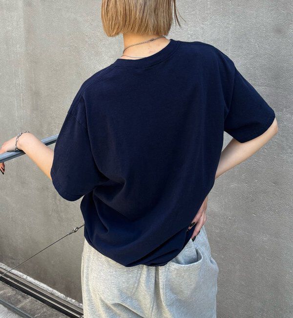  「WEB限定/2サイズ【BLESSYOU/ブレスユー】ピグメント刺繍ロゴTEE」|Tシャツ・カットソー|