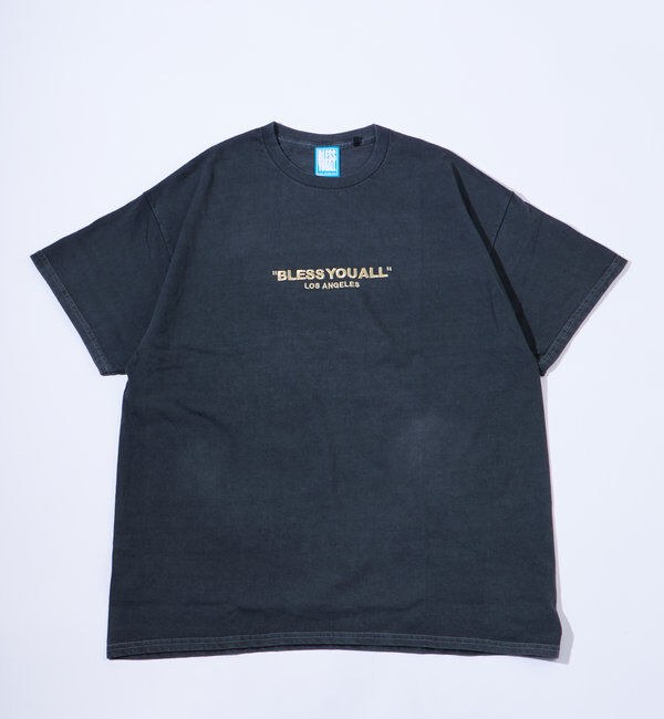  「WEB限定/2サイズ【BLESSYOU/ブレスユー】ピグメント刺繍ロゴTEE」|Tシャツ・カットソー|