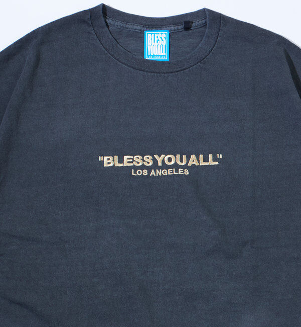  「WEB限定/2サイズ【BLESSYOU/ブレスユー】ピグメント刺繍ロゴTEE」|Tシャツ・カットソー|