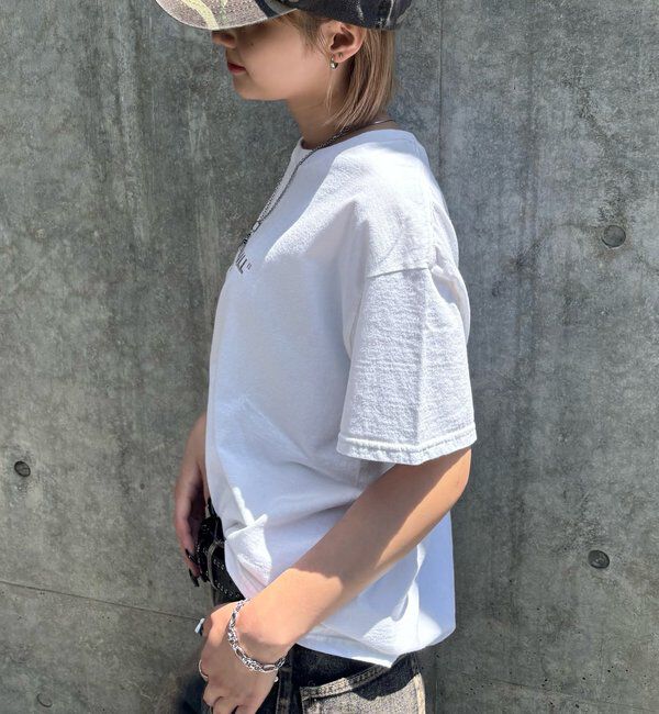  「WEB限定/2サイズ【BLESSYOU/ブレスユー】ピグメント刺繍ロゴTEE」|Tシャツ・カットソー|