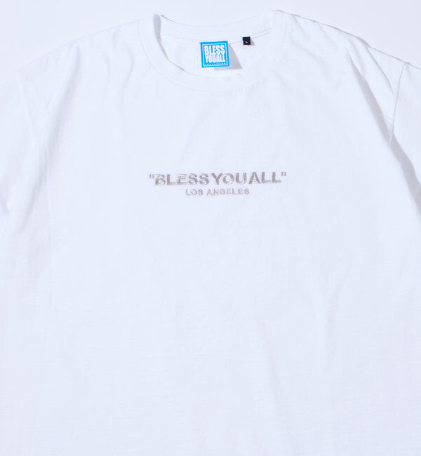  「WEB限定/2サイズ【BLESSYOU/ブレスユー】ピグメント刺繍ロゴTEE」|Tシャツ・カットソー|
