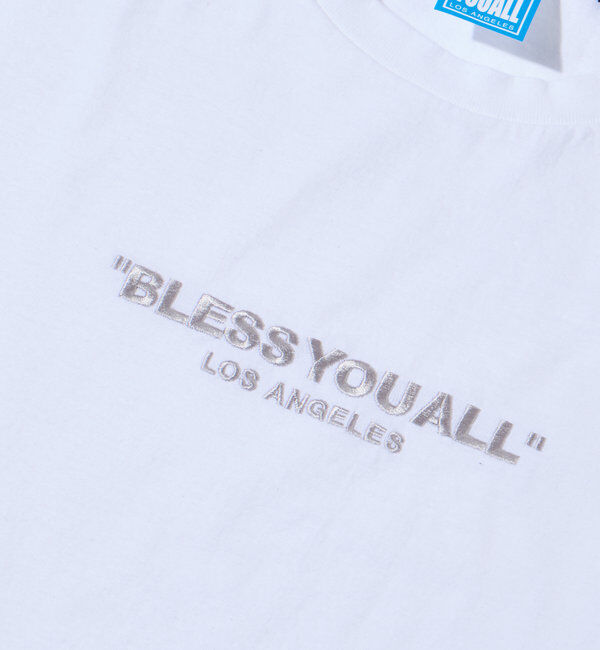  「WEB限定/2サイズ【BLESSYOU/ブレスユー】ピグメント刺繍ロゴTEE」|Tシャツ・カットソー|