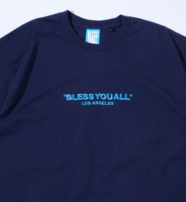  「WEB限定/2サイズ【BLESSYOU/ブレスユー】ピグメント刺繍ロゴTEE」|Tシャツ・カットソー|