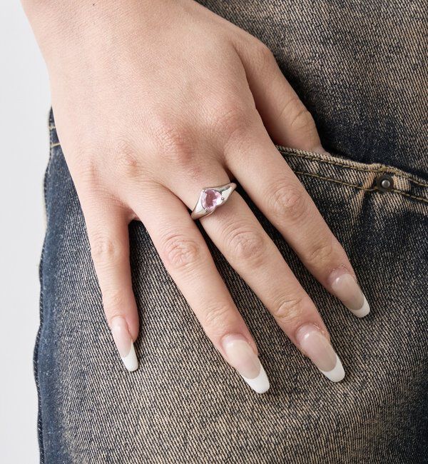  「ハートモチーフダイヤリング」|リング|