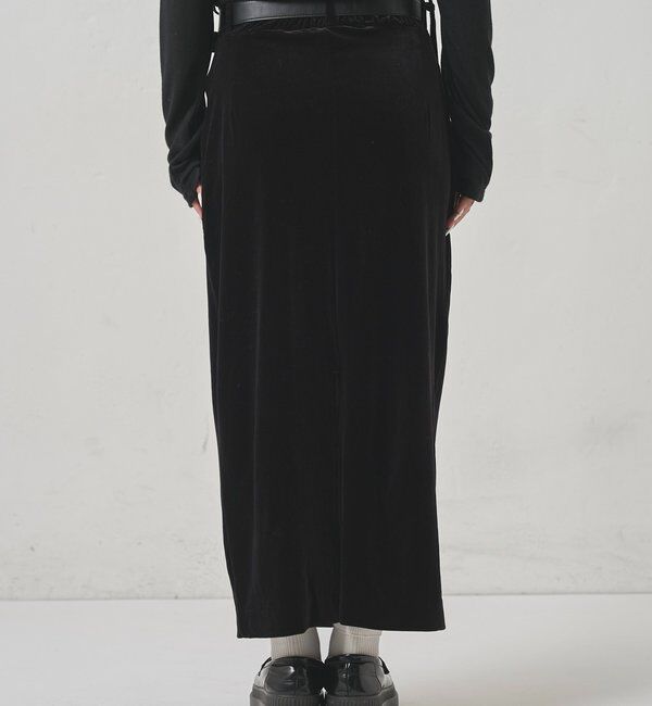  「ベロア ナロースカート」|スカート|