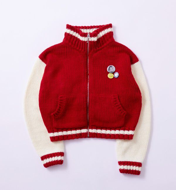  「ニットスタジャン」|カーディガン|