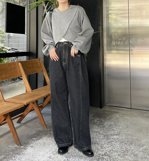  「ボンディングカシュクールプルオーバー」|Tシャツ・カットソー|