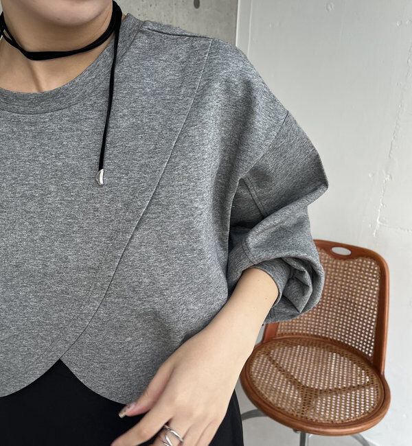  「ボンディングカシュクールプルオーバー」|Tシャツ・カットソー|