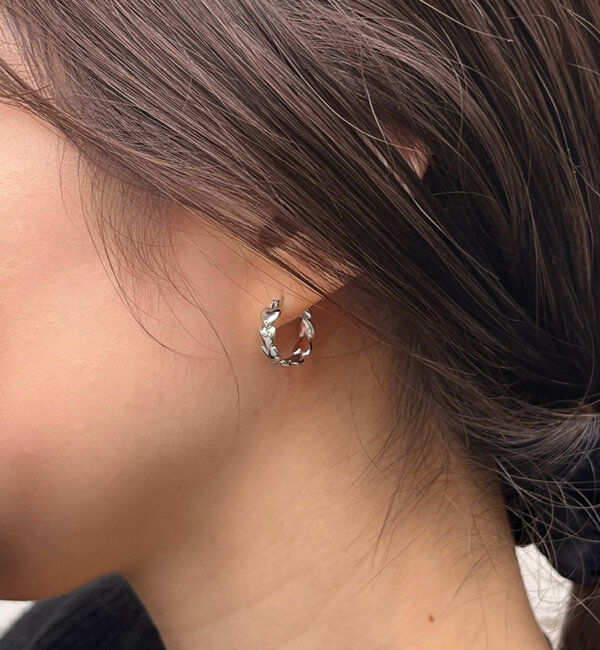  「〈GOLDY/ゴールディ〉ハートフープピアス」|リング|