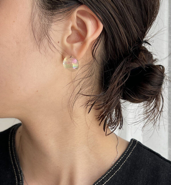  「〈GOLDY/ゴールディ〉ガラスボールピアス」|リング|