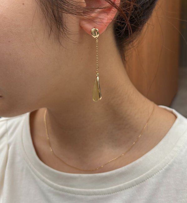  「〈GOLDY/ゴールディ〉ドロップコンビピアス」|リング|