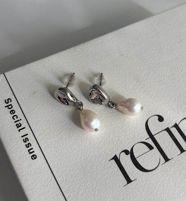  「〈GOLDY/ゴールディ〉ドロップパールピアス」|リング|