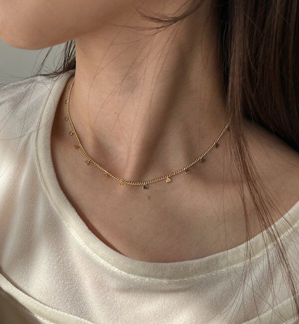  「〈GOLDY/ゴールディ〉ミニハートショートネックレス」|リング|