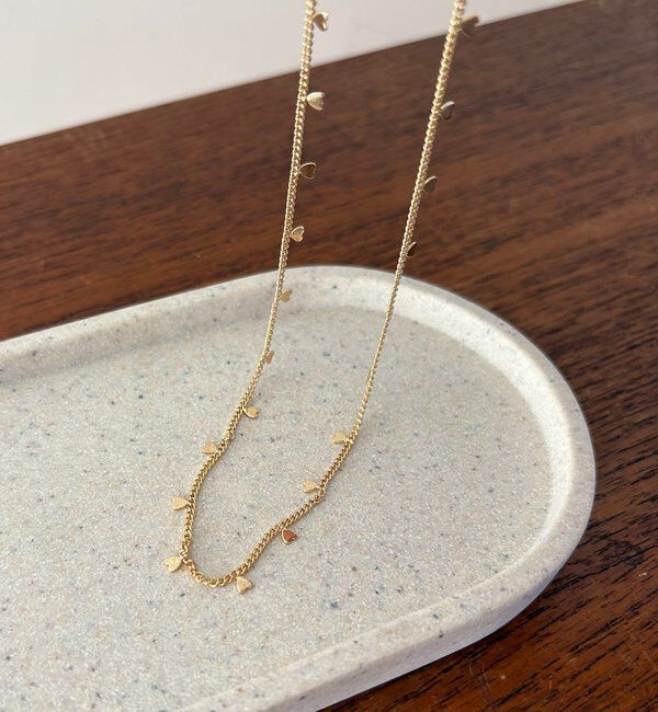  「〈GOLDY/ゴールディ〉ミニハートショートネックレス」|リング|