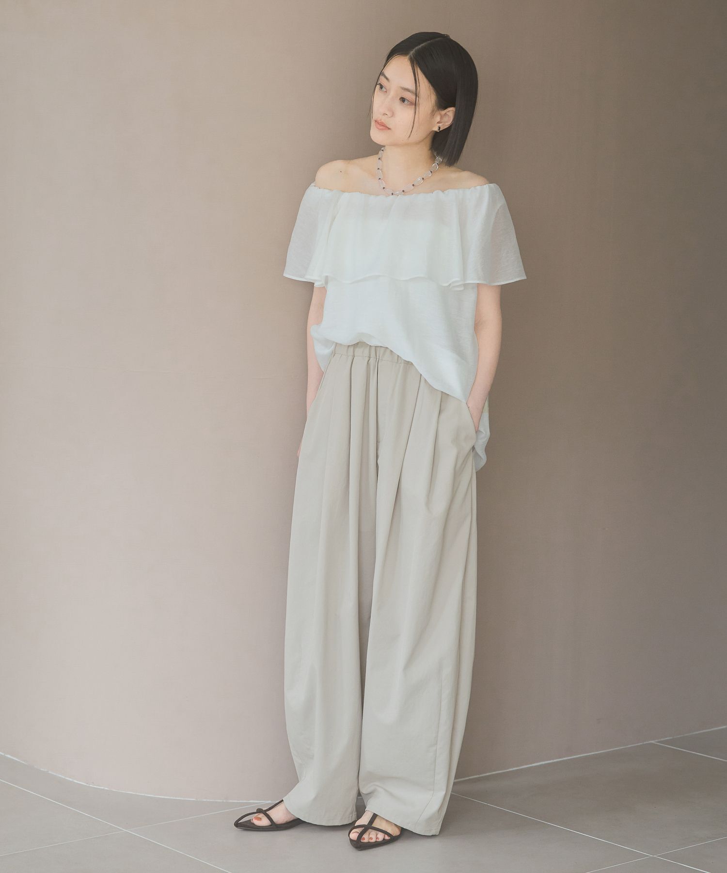 A part by 「コクーンボリュームパンツ」|チノ|