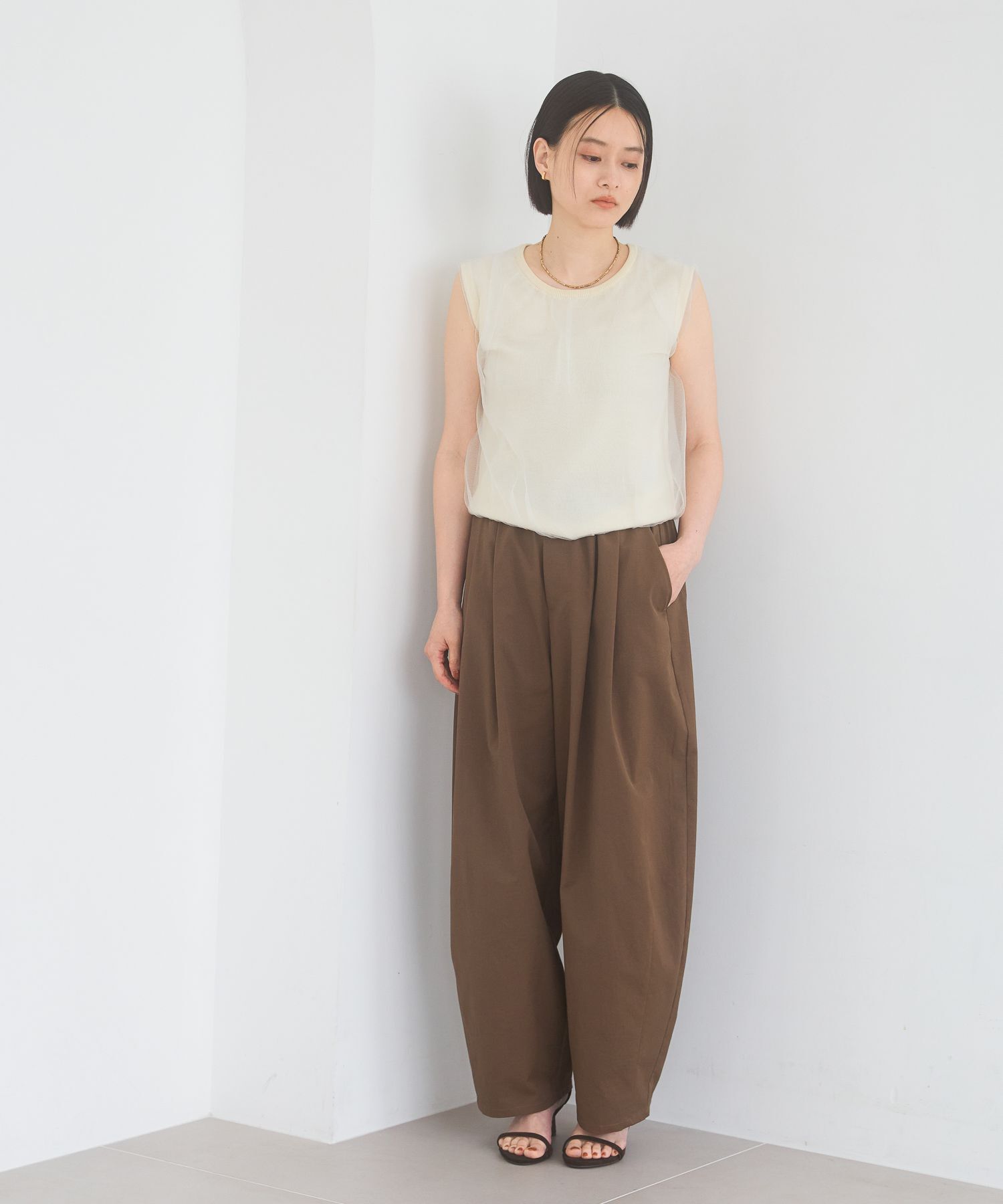 A part by 「コクーンボリュームパンツ」|チノ|