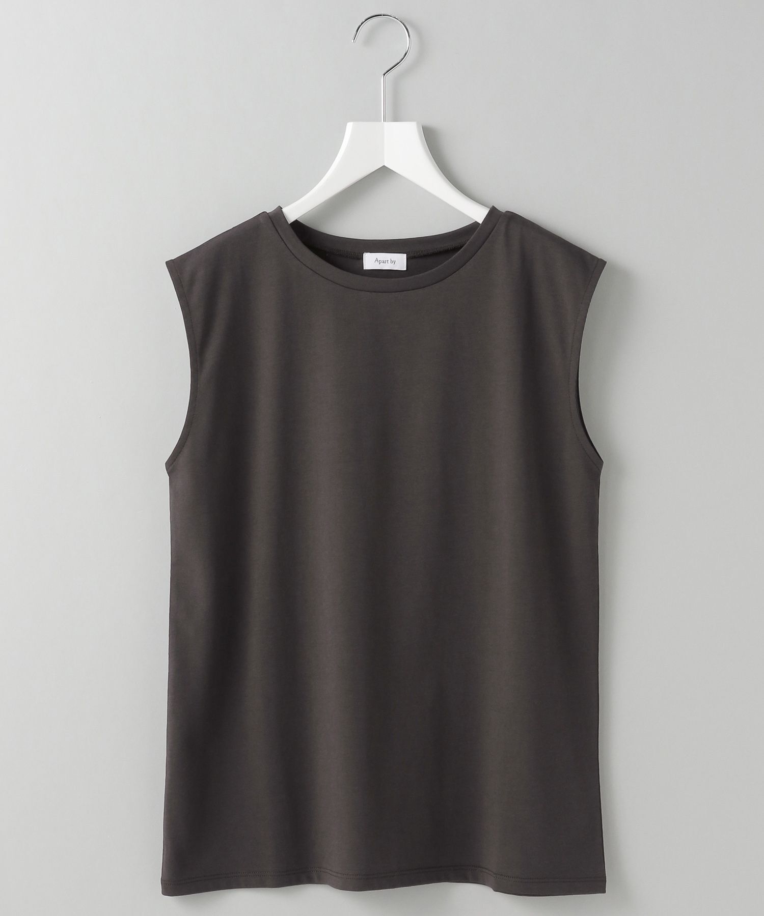 A part by 「ライトシアー_ノースリーブ」|Tシャツ・カットソー|チャコールグレー