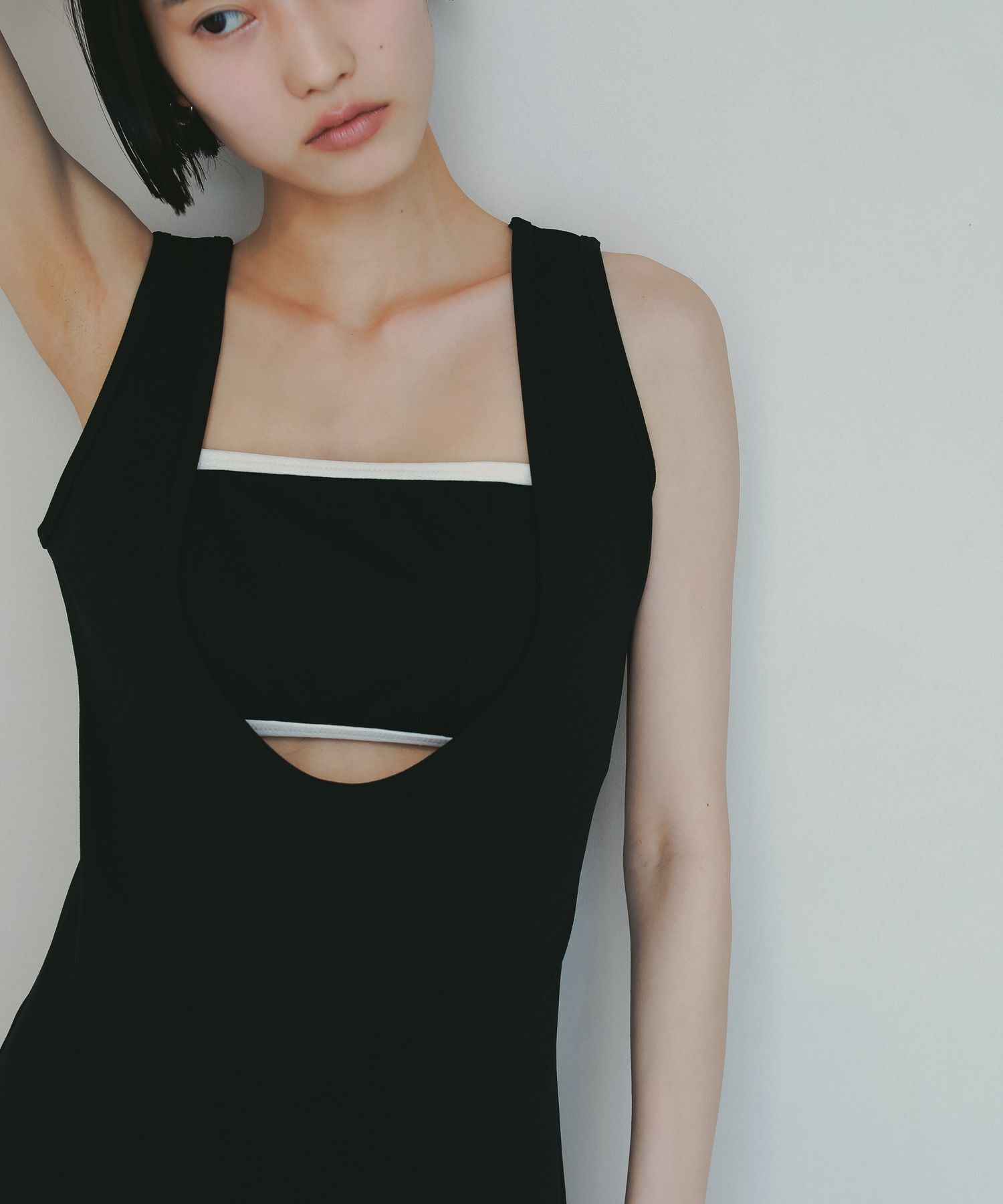 A part by 「【スイムウェア】3点セット_Uネックワンピース」|ビキニ|