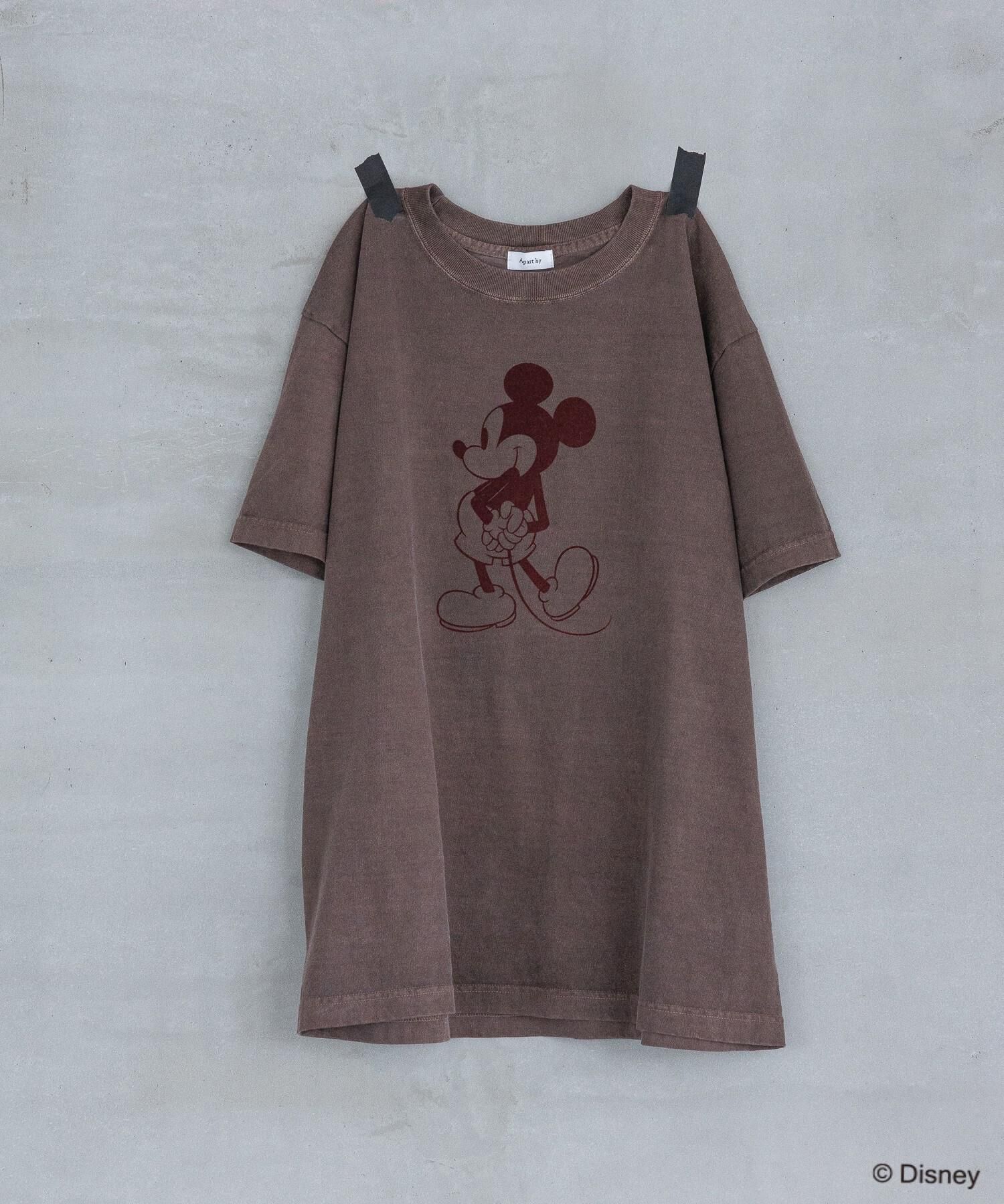 A part by 「【別注】フロッキーMICKEYTシャツ」|Tシャツ・カットソー|ブラウン