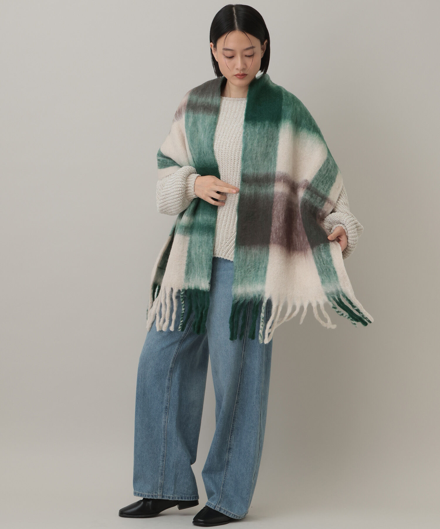 A part by 「【セレクト】THE BAGMATI_チェックマフラー」|その他|